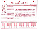 My Music and Me Musical Diary