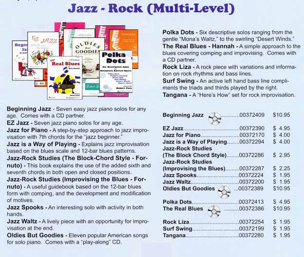 Catalog Imag with Jazz & Pop Compositions