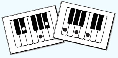 Eb major and F major Chords In A Flash  cards