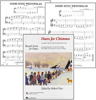 Duets for Christmas - cover and sample pages