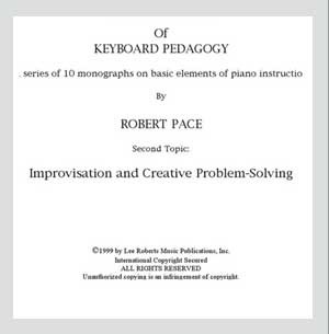Improvisation and Creative Problem-Solving