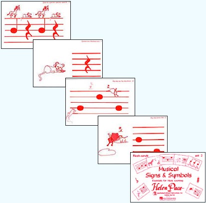 Sample Musical Signs & Symbols Flashcards - Set 2