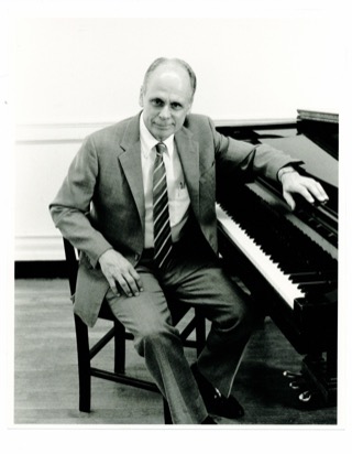 Dr. Robert Pace at the Piano, 1980's