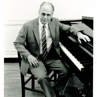 Dr. Robert Pace at the Piano, 1980's