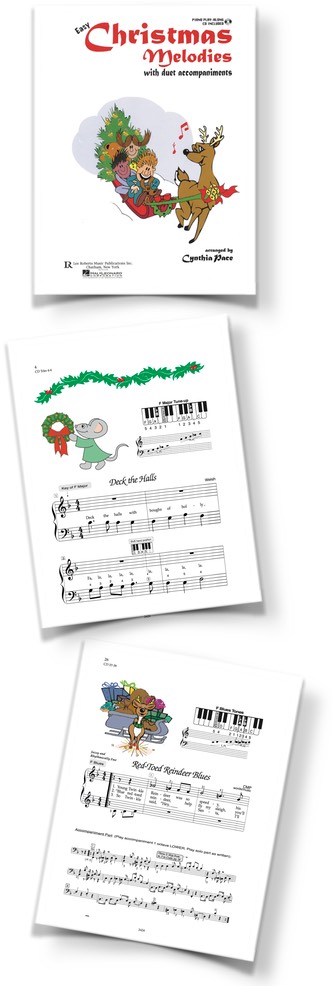 Easy Christmas Melodies Piano Play-Alongs